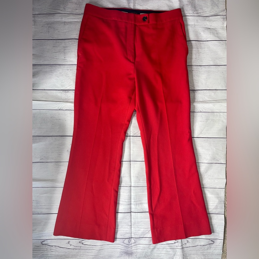 Ann Taylor Bold Red Slacks - Picture 7 of 7